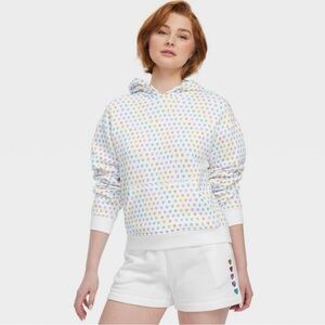 Roller Rabbit x Target XL Disco Hearts Wave Hoodie